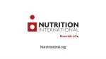 Nutrition International company logo