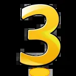 Three Percent comunication company icon